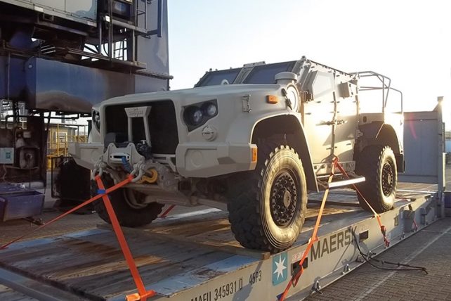 Military Vehicle Loaded