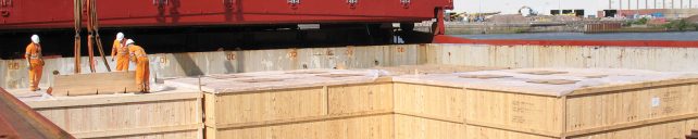 Securing cargo on ship