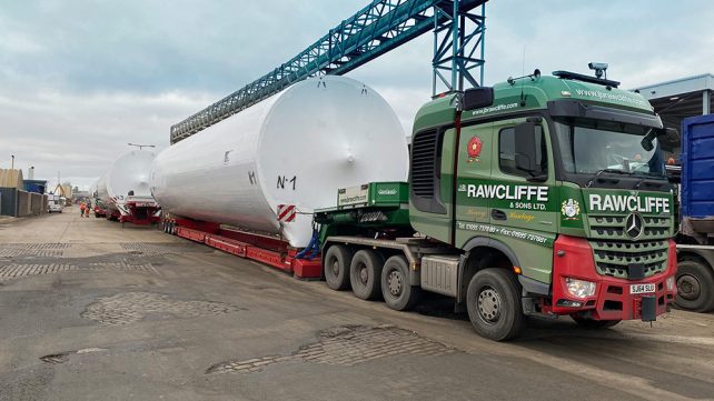 Brewery tanks road freight transportation