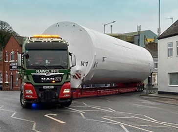 28,500kg Brewery tanks road freight move
