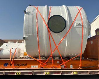 Seamless GRP Tank Transportation from Al Ghail to USA